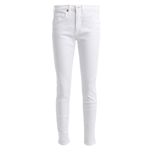 Veronica Beard Brooke Mid-Rise Skinny Jeans White Size 28 - Picture 1 of 7